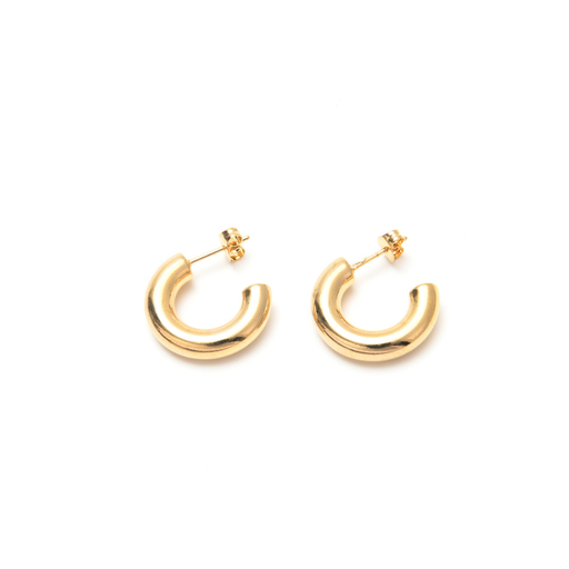 [48520] AROS DE ACERO QUIRURGICO SEMI CIRCULO DORADO