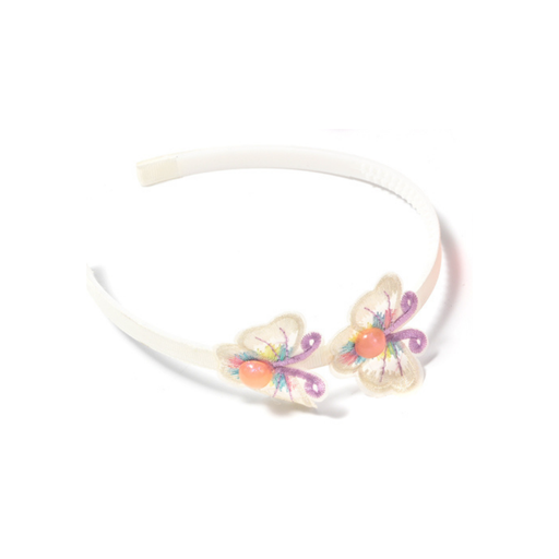 VINCHA INFANTIL CON APLIQUE DE MARIPOSA