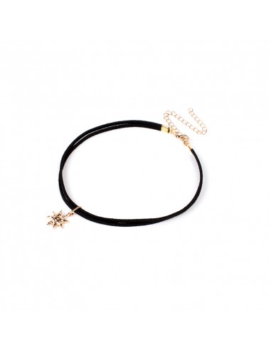 [48766] COLLAR CHOKER CON DIJE DE ESTRELLA