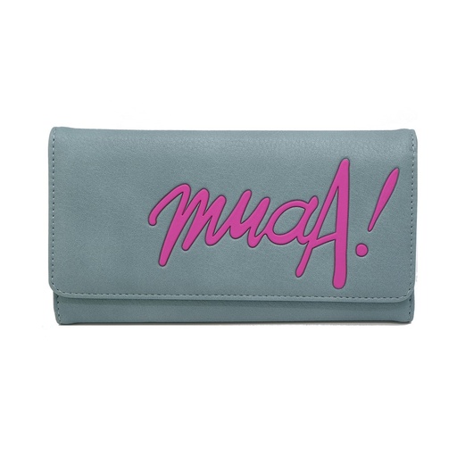 BILLETERA CON ESTAMPADO DE COLOR FRONTAL