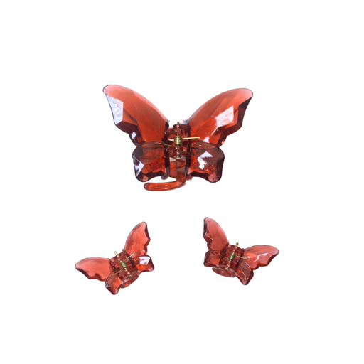 BROCHE X3 DOBLE MARIPOSA