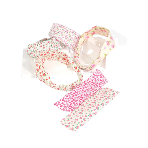 [48965] VINCHA DE TELA ESTAMPADA MODELOS SURTIDOS