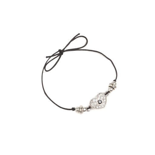 PULSERA DE HILO CON DIJE CORAZON