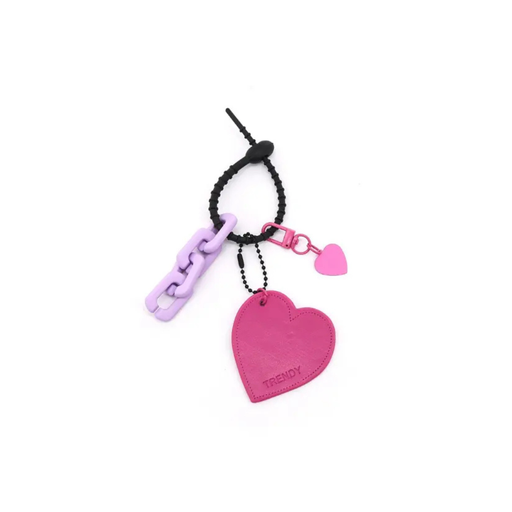 LLAVERO CHARM DOBLE CORAZÓN