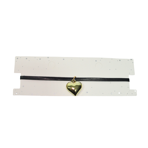 [49222] CHOKER DE CUERINA CON DIJE CORAZON