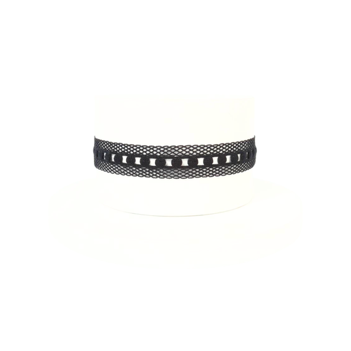 [49469] CHOKER ELASTIZADO CON BORDADO