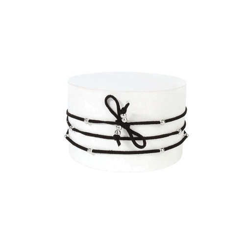 [49478] CHOKER CON PERLAS PLATEADAS