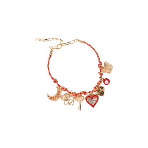 [49479] PULSERA HILO ROJO CORAZON
