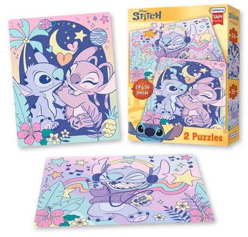 [49562] 2 PUZZLES 24 Y 36 PIEZAS