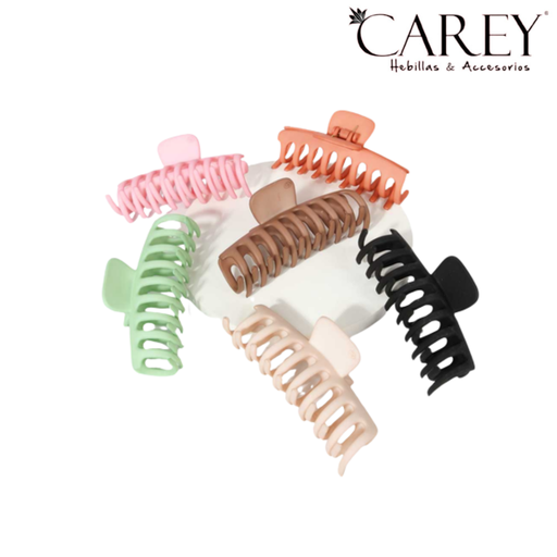 BROCHE CAREY COLORES LISOS OPACA
