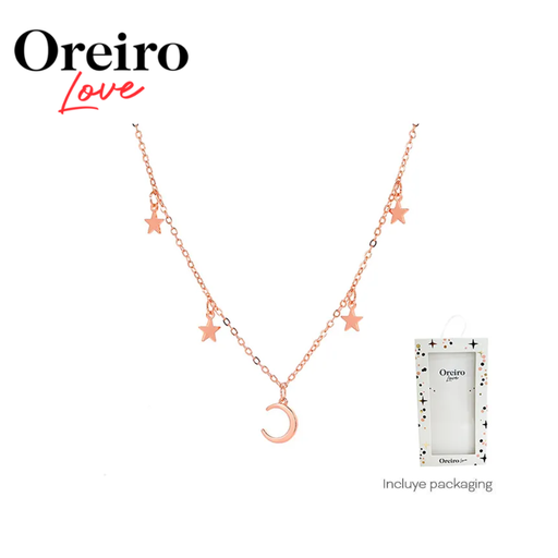 [49887] COLLAR LAS OREIRO LUNA Y ESTRELLAS CON PACKAGING