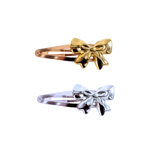 [49909] SET X2 HEBILLAS METALIZADAS CON MOÑO