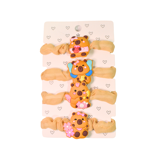 [49954] SET COLEROS X 4 CAPIBARA