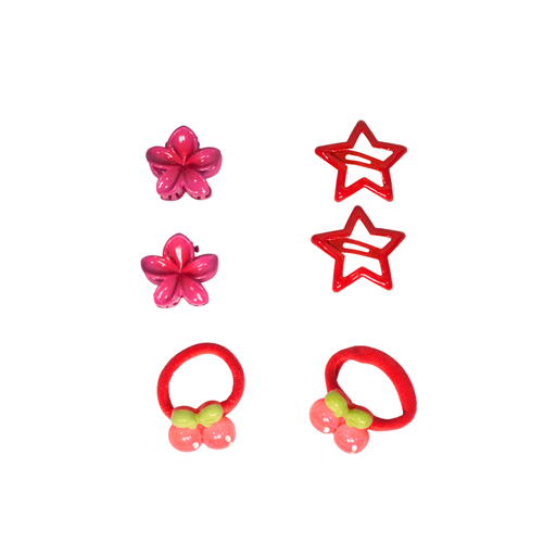 [49957] SET PELO RED CHERRY
