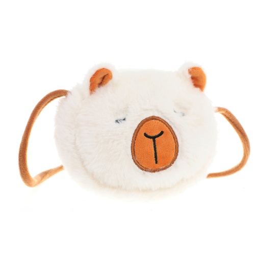 CARTERA PELUCHE CAPIBARA