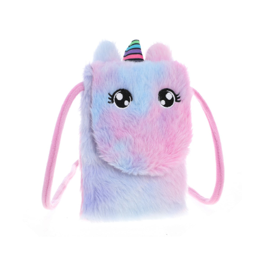 [50173] PORTACELULAR UNICORNIO PELUCHE