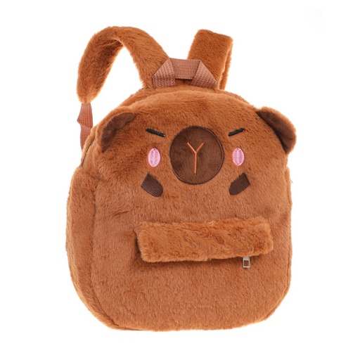 [50175] MOCHILA PELUCHE CAPIBARA 11"