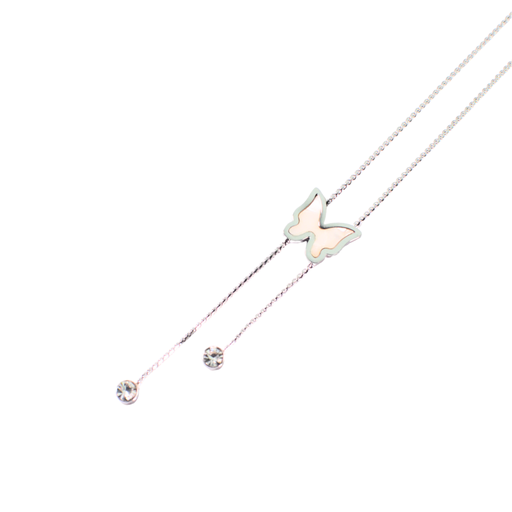 [50205] COLLAR CORBATERO ACERO MARIPOSA