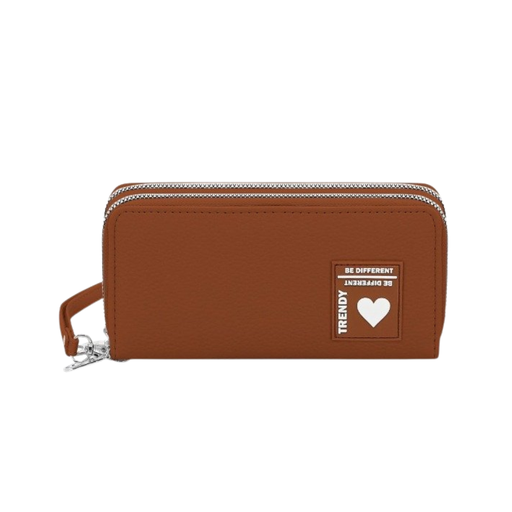 BILLETERA FICHERO CON APLIQUE TRENDY