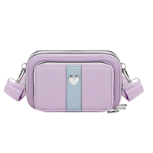 MORRAL BICOLOR CON APLIQUE TRENDY