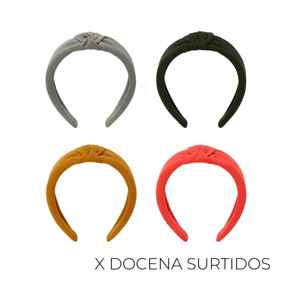 VINCHA CON NUDO FRONTAL MODAL X12 | ModaShop
