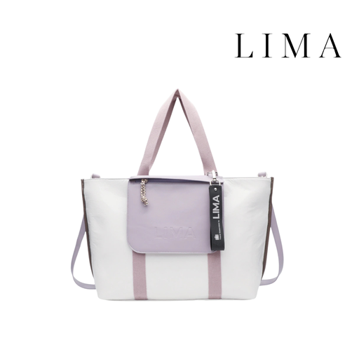 CARTERA TOTE BAG BICOLOR LIMA