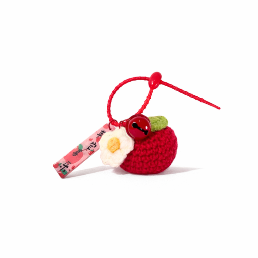 [50494] LLAVERO CHARM FRUTAL CON CASCABEL