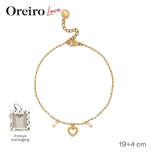 [50535] PULSERA DIJE OREIRO LOVE + PACKAGING
