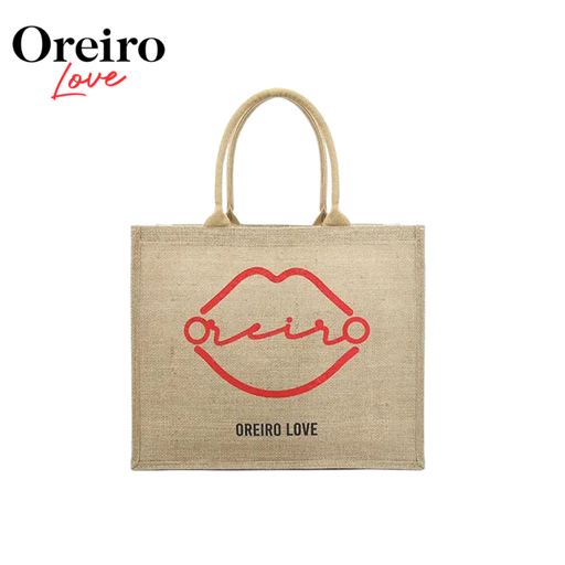 [50570] BOLSO PLAYERO ESTAMPA FROTAL OREIRO LOVE