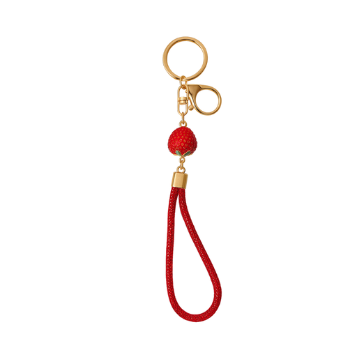[50586] CORREA STRAP PARA CELULAR FRUTILLA STRASS