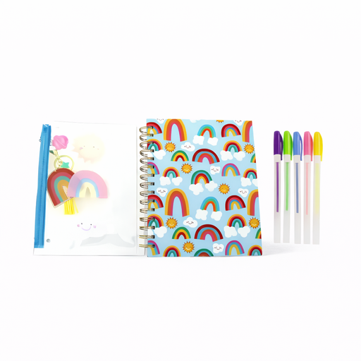 SET CUADERNO + BIROMES TRENDY