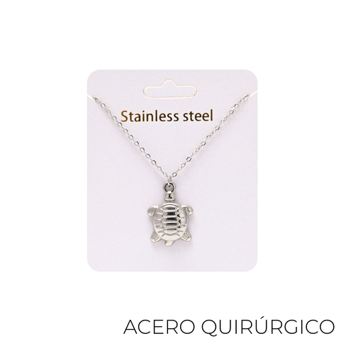 COLLAR TORTUGA ACERO QUIRURGICO