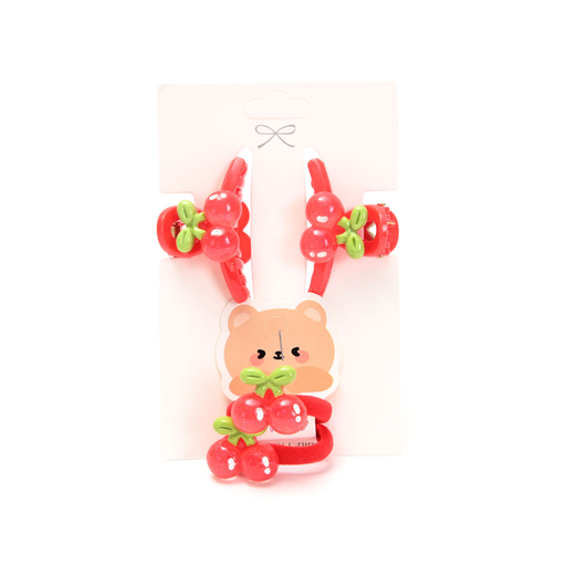 [50719] SET DE BROCHE PINZA X2 + COLERO CHERRY