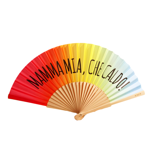 [50752] ABANICO CON ESTAMPADO DISEÑOS VARIOS
