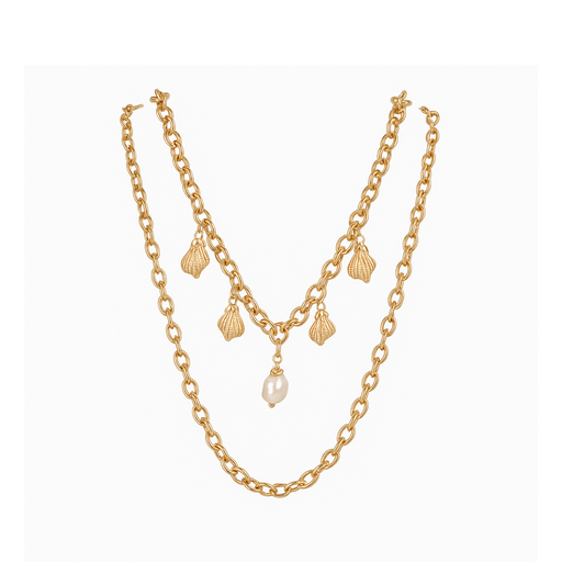 [50765] COLLAR MULTIDIJES DE MAR DORADO