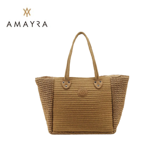 BOLSO DE PLAYA CON APLIQUE AMAYRA