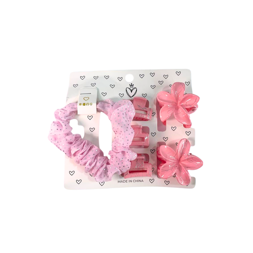 SET DE PELO COLERO + BROCHE SURTIDO