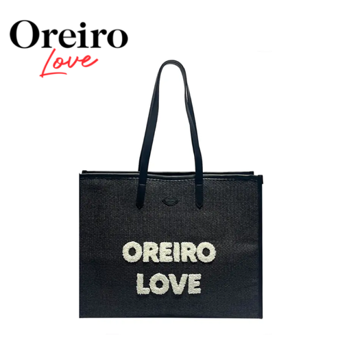 BOLSO DE PLAYA BORDADO OREIRO LOVE