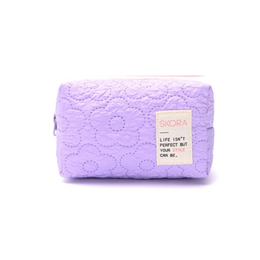 PORTACOSMETICO WAFFLE FLORES SKORA