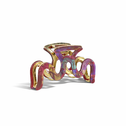 [51181] BROCHE PINZA ONDA MARMOLADO