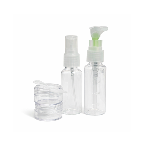 [51268] KIT ENVASES PARA VIAJE X4 PIEZAS