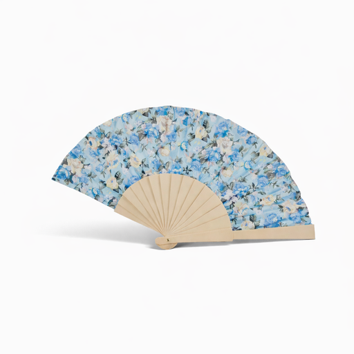 [51314] ABANICO ESTAMPA FLOREADA