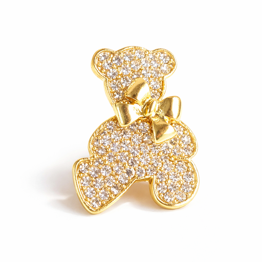 [51352] PRENDEDOR PIN CON STRASS DE OSO