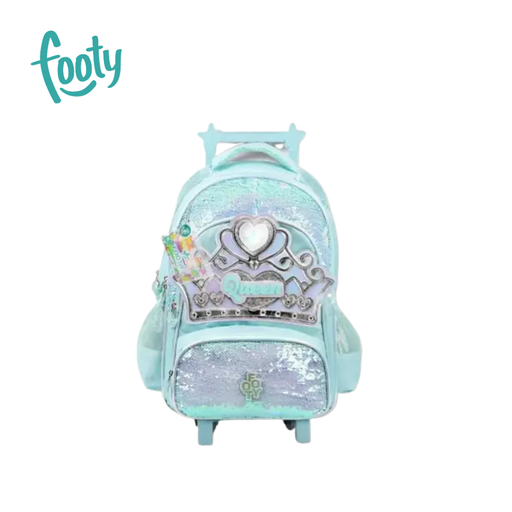 MOCHILA 18" CARRITO LUZ LED QUEEN FOOTY