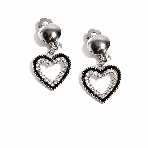 AROS CLIP SHINE CORAZON STRASS