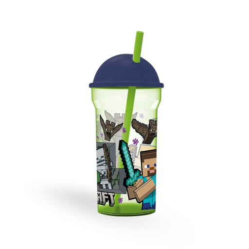 [51504] VASO TAPA ALTA Y BOMBILLA MINECRAFT