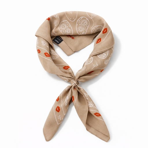 PAÑUELO ESTAMPADO OREIRO LOVE