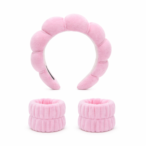 VINCHA SKINCARE + MUÑEQUERAS