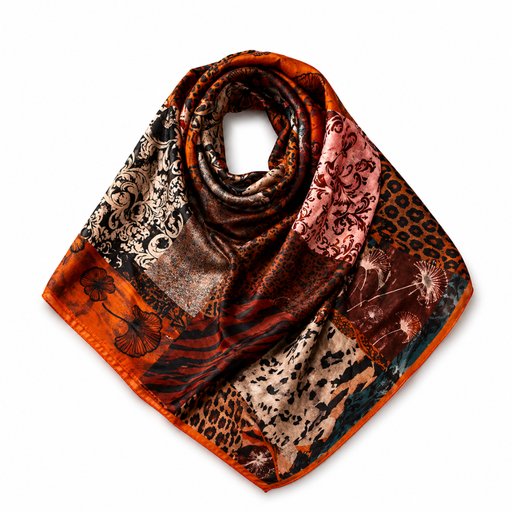 PAÑUELO ESTAMPADO MULTICOLOR