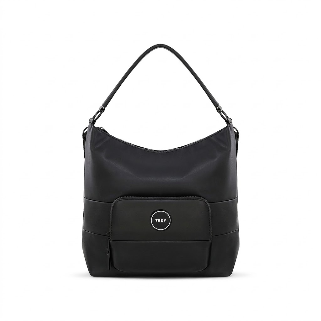CARTERA COLOR LISO APLIQUE TRENDY | ModaShop